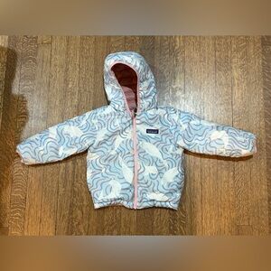 Patagonia reversible down beluga jacket 3T